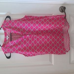 Crown & Ivy Pink Sleeveless top